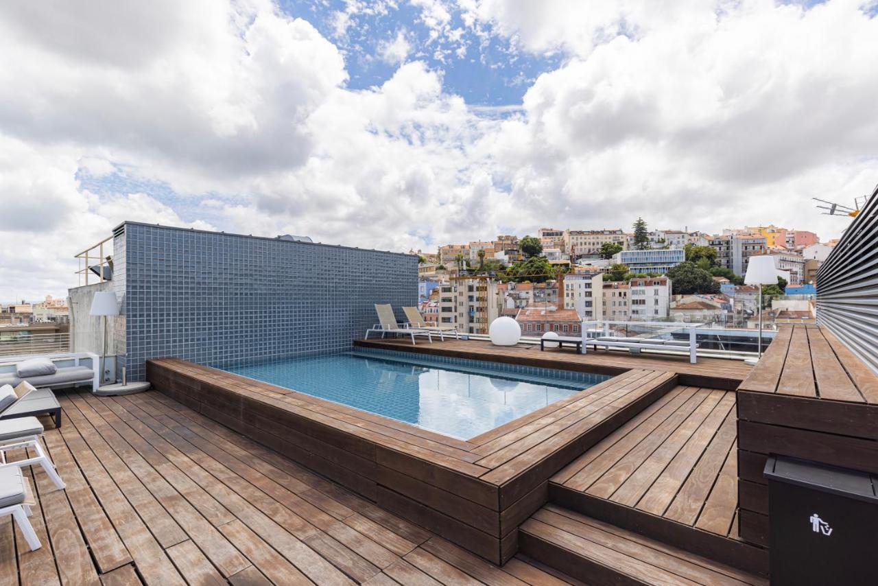 Liberdade Elegance W/Rooftop Pool By Lovelystay Lissabon Exterior foto